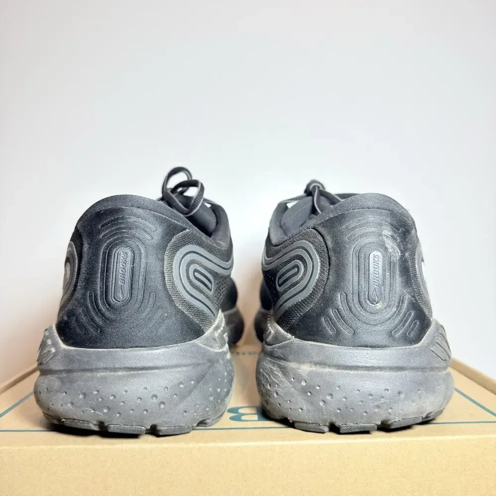 Brooks Adrenaline GTS 23 Mens 13 Black Grey Stability Running Shoes Sneakers